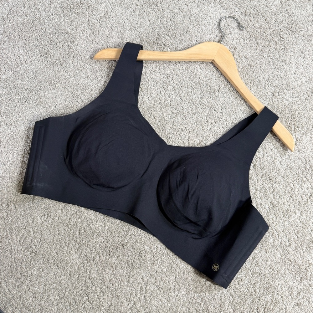 Honeylove Women’s V-Neck Bra Wireless in Black 3X - Picture 3 of 13